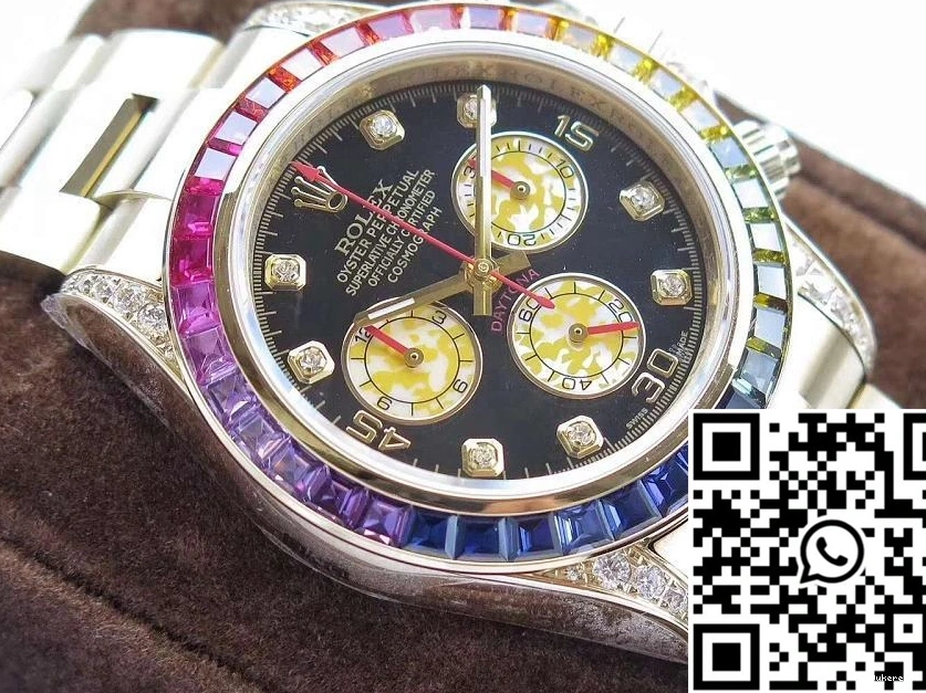 Rolex Rainbow Factory BL 116589RBOW 4130 Movement Daytona Cosmograph 0109